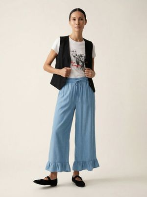 Spodnie damskie w stylu retro na wiosnę Sinsay ze sklepu: Sinsay w kategorii: Spodnie damskie - zdjęcie CC22A15-4CA-6968_925GZ