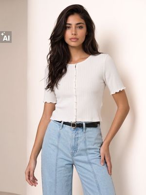 Bluzka damska na wiosnę casual Sinsay ze sklepu: Sinsay w kategorii: Bluzki damskie - zdjęcie CC22A15-4CA-6968_933HA