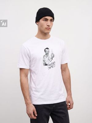 Sinsay - T-shirt męski młodzieżowy ze sklepu: Sinsay w kategorii: T-shirty męskie - zdjęcie CC22A15-4CA-6968_933JU