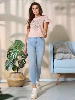 Jeansy damskie ze sklepu: Sinsay w kategorii: Jeansy damskie - zdjęcie CC22A15-4CA-6968_942CF