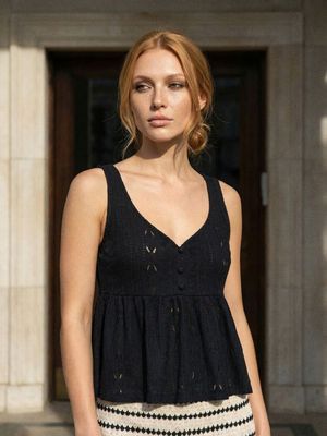 Bluzka damska na lato casual Sinsay ze sklepu: Sinsay w kategorii: Bluzki damskie - zdjęcie CC22A15-4CA-6968_948JE