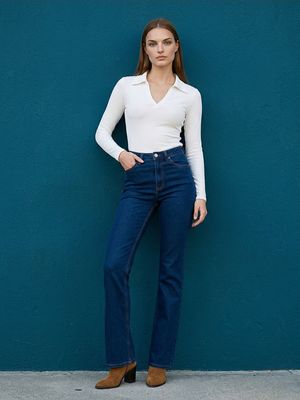 Jeansy damskie casual Sinsay ze sklepu: Sinsay w kategorii: Jeansy damskie - zdjęcie CC22A15-4CA-6968_949GY