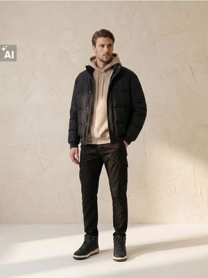 Kurtka męska casual Sinsay ze sklepu: Sinsay w kategorii: Kurtki męskie - zdjęcie CC22A15-4CA-6968_951JW
