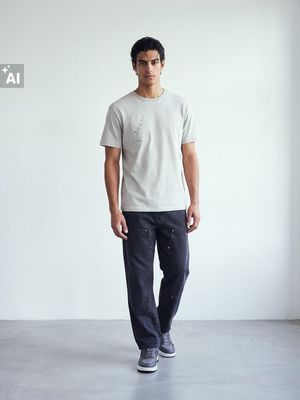 T-shirt męski Sinsay ze sklepu: Sinsay w kategorii: T-shirty męskie - zdjęcie CC22A15-4CA-6968_957JU