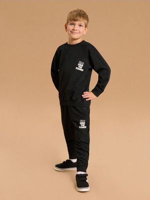 Dres chłopięcy na jesień Sinsay ze sklepu: Sinsay w kategorii: Dresy chłopięce - zdjęcie CC22A15-4CA-6968_963FS
