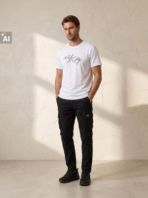 T-shirt męski w stylu młodzieżowym Sinsay ze sklepu: Sinsay w kategorii: T-shirty męskie - zdjęcie CC22A15-4CA-6968_973JU