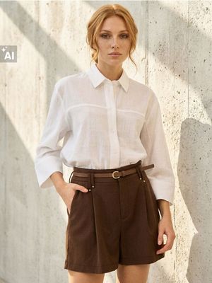 Szorty letnie Sinsay ze sklepu: Sinsay w kategorii: Szorty - zdjęcie CC22A15-4CA-6968_974JL