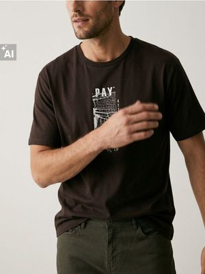 T-shirt męski Sinsay ze sklepu: Sinsay w kategorii: T-shirty męskie