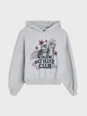 Bluza dziewczęca na wiosnę Sinsay ze sklepu: Sinsay w kategorii: Bluzy dziewczęce - zdjęcie CC22A15-4CA-6968_991KF