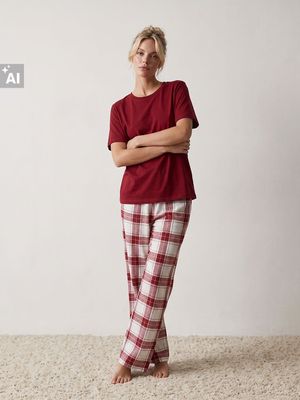 Piżama w nadruki Sinsay ze sklepu: Sinsay w kategorii: Piżamy damskie