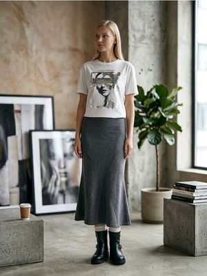 Spódnica elegancka Sinsay ze sklepu: Sinsay w kategorii: Spódnice - zdjęcie CC22A15-4CA-6968_997EY