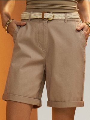 Szorty casual Sinsay ze sklepu: Sinsay w kategorii: Szorty - zdjęcie CC22A15-4CA-6968_YP622