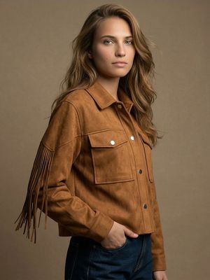 Kurtka damska boho Sinsay ze sklepu: Sinsay w kategorii: Kurtki damskie - zdjęcie CC22A15-4CA-6968_ZU021
