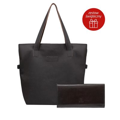 Shopper bag elegancka ze sklepu: Słoń Torbalski w kategorii: Torby Shopper bag - zdjęcie D5E38AE-345-3032_50709