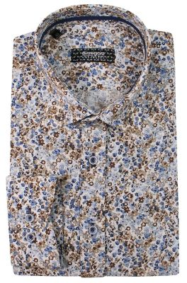 Koszula męska z klasycznym kołnierzykiem Grzegorz Moda Męska ze sklepu: JegoSzafa.pl w kategorii: Koszule męskie - zdjęcie D87F7971-8A8-365_KSDWGRZEG0002kwiaty