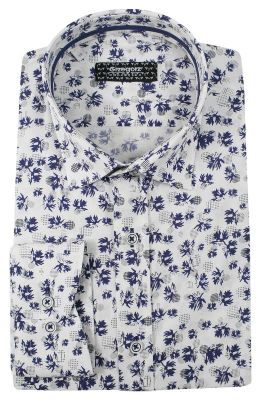 Koszula męska Grzegorz Moda Męska ze sklepu: JegoSzafa.pl w kategorii: Koszule męskie - zdjęcie D87F7971-8A8-365_KSDWGRZEG0022liscie