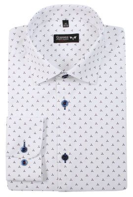 Koszula męska Grzegorz Moda Męska ze sklepu: JegoSzafa.pl w kategorii: Koszule męskie - zdjęcie D87F7971-8A8-365_KSDWGRZEG0023granczerw