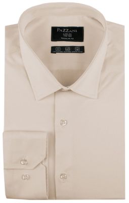 Koszula męska elegancka Pazzani ze sklepu: JegoSzafa.pl w kategorii: Koszule męskie - zdjęcie D87F7971-8A8-365_KSDWPZNIbezowaP012RG
