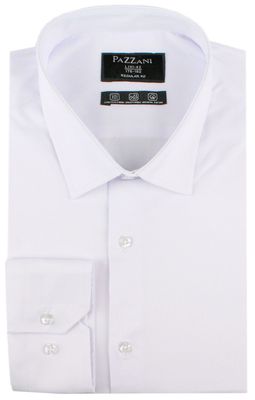 Koszula męska elegancka na wiosnę Pazzani ze sklepu: JegoSzafa.pl w kategorii: Koszule męskie - zdjęcie D87F7971-8A8-365_KSDWPZNIbialaP014RG