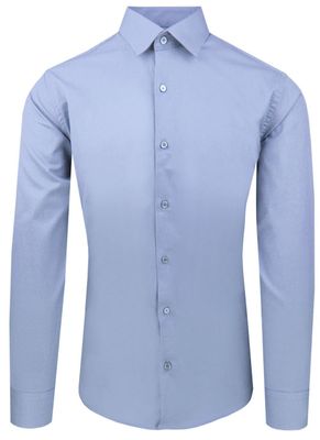 Koszula męska elegancka Pazzani ze sklepu: JegoSzafa.pl w kategorii: Koszule męskie - zdjęcie D87F7971-8A8-365_KSDWPZNIciemNiebP009sl