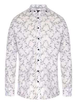 Koszula męska z kołnierzykiem button down Quickside ze sklepu: JegoSzafa.pl w kategorii: Koszule męskie - zdjęcie D87F7971-8A8-365_KSDWQUICK170801bialakwiatki