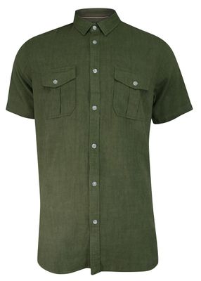 Koszula męska casual BRAVE SOUL ze sklepu: JegoSzafa.pl w kategorii: Koszule męskie - zdjęcie D87F7971-8A8-365_KSKCBRSSS21OBELISKltkhaki