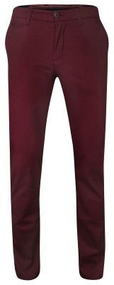 Spodnie męskie casualowe Rigon ze sklepu: JegoSzafa.pl w kategorii: Spodnie męskie - zdjęcie D87F7971-8A8-365_SPRGN2207bordo1505625