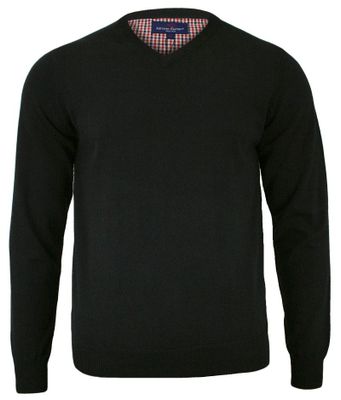 Adriano Guinari - Sweter męski zimowy ze sklepu: JegoSzafa.pl w kategorii: Swetry męskie - zdjęcie D87F7971-8A8-365_SWADGAW18blackV
