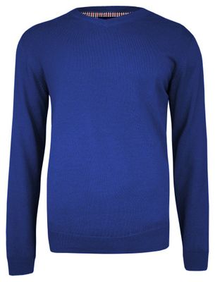 Adriano Guinari - Sweter męski na zimę ze sklepu: JegoSzafa.pl w kategorii: Swetry męskie - zdjęcie D87F7971-8A8-365_SWADGAW20classicblue