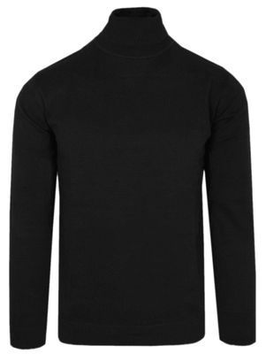 Sweter męski Adriano Guinari ze sklepu: JegoSzafa.pl w kategorii: Swetry męskie - zdjęcie D87F7971-8A8-365_SWADGAW23GOLFblack