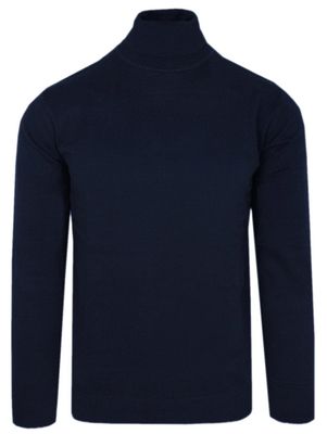 Sweter męski casual Adriano Guinari ze sklepu: JegoSzafa.pl w kategorii: Swetry męskie - zdjęcie D87F7971-8A8-365_SWADGAW23GOLFnavy