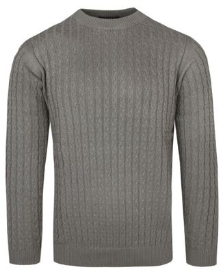 Sweter męski Adriano Guinari ze sklepu: JegoSzafa.pl w kategorii: Swetry męskie - zdjęcie D87F7971-8A8-365_SWADGAW23STYLE2khakiU