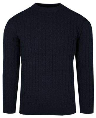Sweter męski na zimę Adriano Guinari ze sklepu: JegoSzafa.pl w kategorii: Swetry męskie - zdjęcie D87F7971-8A8-365_SWADGAW23STYLE2navyU