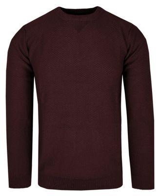 Sweter męski casual Adriano Guinari ze sklepu: JegoSzafa.pl w kategorii: Swetry męskie - zdjęcie D87F7971-8A8-365_SWADGAW23STYLE6winemelU