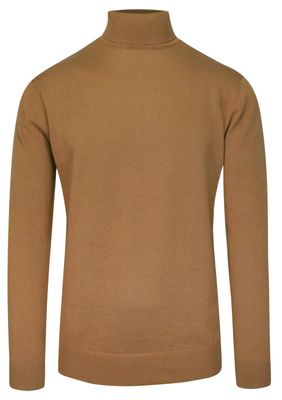 Sweter męski na zimę Adriano Guinari ze sklepu: JegoSzafa.pl w kategorii: Swetry męskie - zdjęcie D87F7971-8A8-365_SWADGAW25GOLFcashew