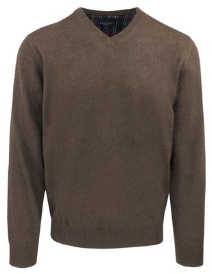 Sweter męski casual Adriano Guinari ze sklepu: JegoSzafa.pl w kategorii: Swetry męskie - zdjęcie D87F7971-8A8-365_SWADGaw25BROWNBROSv