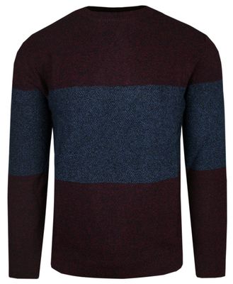 Sweter męski Colosseo ze sklepu: JegoSzafa.pl w kategorii: Swetry męskie - zdjęcie D87F7971-8A8-365_SWALTCLSOmelanzgranatU