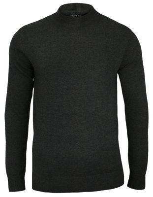 BRAVE SOUL - Sweter męski casualowy ze sklepu: JegoSzafa.pl w kategorii: Swetry męskie - zdjęcie D87F7971-8A8-365_SWBRSAW17TURTLECHARCOAL