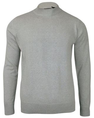 Sweter męski casual BRAVE SOUL ze sklepu: JegoSzafa.pl w kategorii: Swetry męskie - zdjęcie D87F7971-8A8-365_SWBRSAW18TURTLEgrey