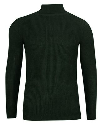 Sweter męski casual BRAVE SOUL ze sklepu: JegoSzafa.pl w kategorii: Swetry męskie - zdjęcie D87F7971-8A8-365_SWBRSAW20GREENFORDarmygreen