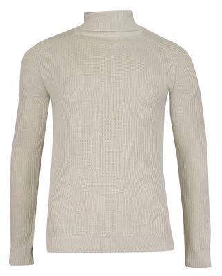 Sweter męski na zimę casual BRAVE SOUL ze sklepu: JegoSzafa.pl w kategorii: Swetry męskie - zdjęcie D87F7971-8A8-365_SWBRSAW20GREENFORDoatmeal