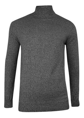 BRAVE SOUL - Sweter męski ze sklepu: JegoSzafa.pl w kategorii: Swetry męskie - zdjęcie D87F7971-8A8-365_SWBRSAW20HUMEcharcoaltwist