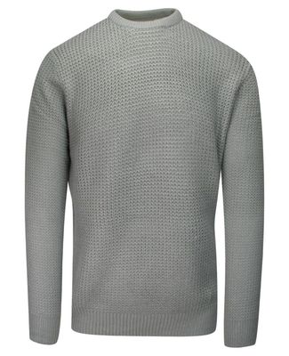BRAVE SOUL - Sweter męski na zimę ze sklepu: JegoSzafa.pl w kategorii: Swetry męskie - zdjęcie D87F7971-8A8-365_SWBRSAW21SLOVAKsilvergreymarl