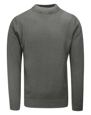 BRAVE SOUL - Sweter męski casual ze sklepu: JegoSzafa.pl w kategorii: Swetry męskie - zdjęcie D87F7971-8A8-365_SWBRSAW21TURTLEsilvergreymarl