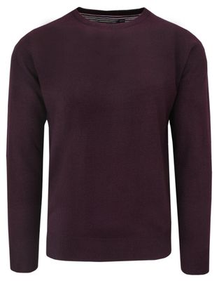 Sweter męski casualowy BRAVE SOUL ze sklepu: JegoSzafa.pl w kategorii: Swetry męskie - zdjęcie D87F7971-8A8-365_SWBRSAW22PARSECdeepmaroom