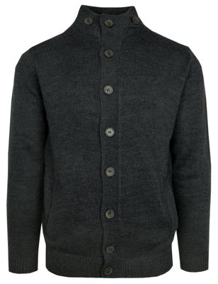 BRAVE SOUL - Sweter męski zimowy ze sklepu: JegoSzafa.pl w kategorii: Swetry męskie - zdjęcie D87F7971-8A8-365_SWBRSAW22WESTPORTdkcharcoalmarl