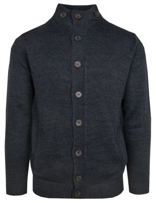 Sweter męski na zimę casual BRAVE SOUL ze sklepu: JegoSzafa.pl w kategorii: Swetry męskie - zdjęcie D87F7971-8A8-365_SWBRSAW22WESTPORTdkgrey