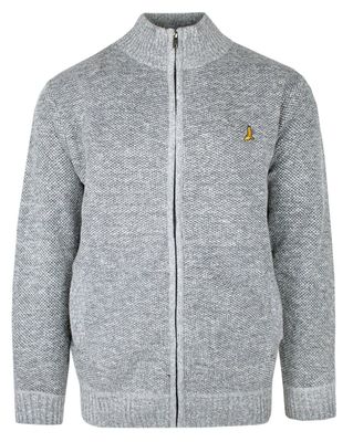 BRAVE SOUL - Sweter męski casualowy ze sklepu: JegoSzafa.pl w kategorii: Swetry męskie - zdjęcie D87F7971-8A8-365_SWBRSAW23DAMIRgreymarl