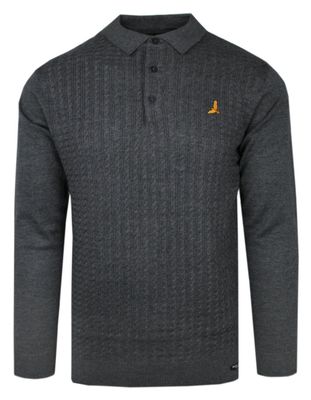 BRAVE SOUL - Sweter męski casual ze sklepu: JegoSzafa.pl w kategorii: Swetry męskie - zdjęcie D87F7971-8A8-365_SWBRSAW23DILLINGERcharcoal