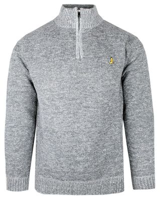Sweter męski BRAVE SOUL ze sklepu: JegoSzafa.pl w kategorii: Swetry męskie - zdjęcie D87F7971-8A8-365_SWBRSAW23FRANKLINgreymarl